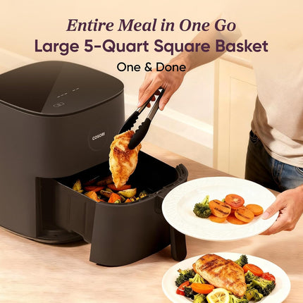 Cosori 5 Qt Air Fryer 9-in-1, Up to 450°F, Quiet Operation, Nonstick