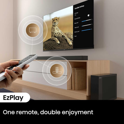 Incomplete — Hisense HS2100 2.1 Channel 240W Soundbar with Wireless Subwoofer, Dolby Audio