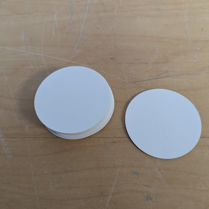 PATIKIL 100 Sheet Circle Card Stock, 3" Round Thick Cardstock, White | Cutouts P