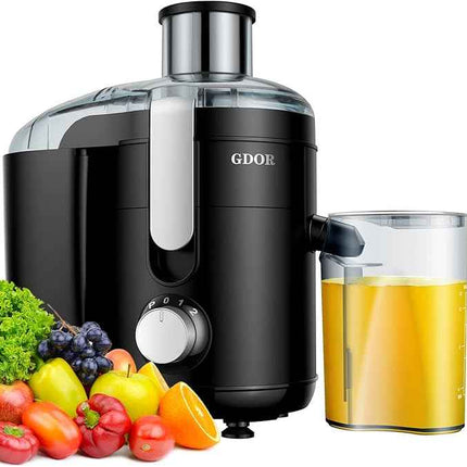 GDOR Juicer Machine, Electric Centrifugal Juicer with Titanium Enhanced Cut Disc