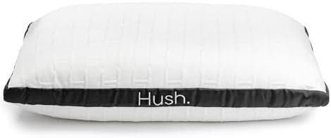 Hush Hybrid Cooling Pillow | Adjustable Loft Memory Foam + Vegan Down