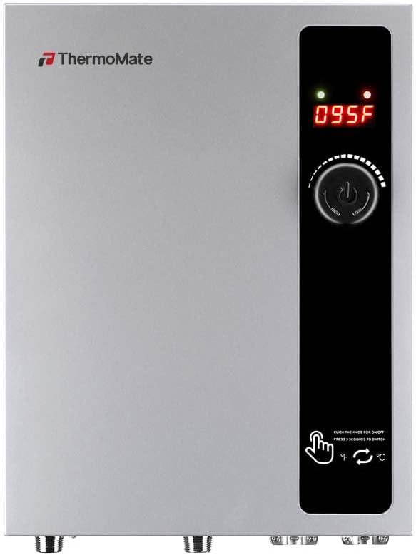 Tankless Water Heater Electric 27kW 208~240 Volt, ThermoMate On Demand Instant