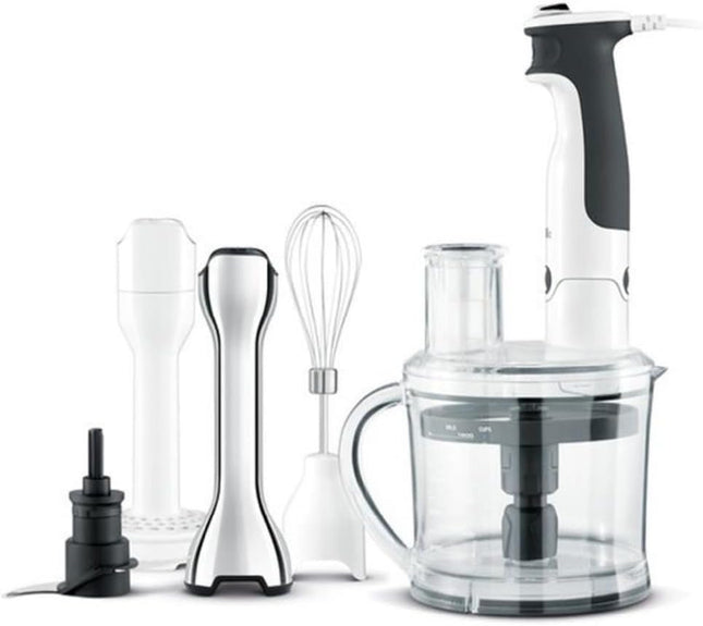 Breville the All in One Immersion Blender BSB530XL, Silver & Black