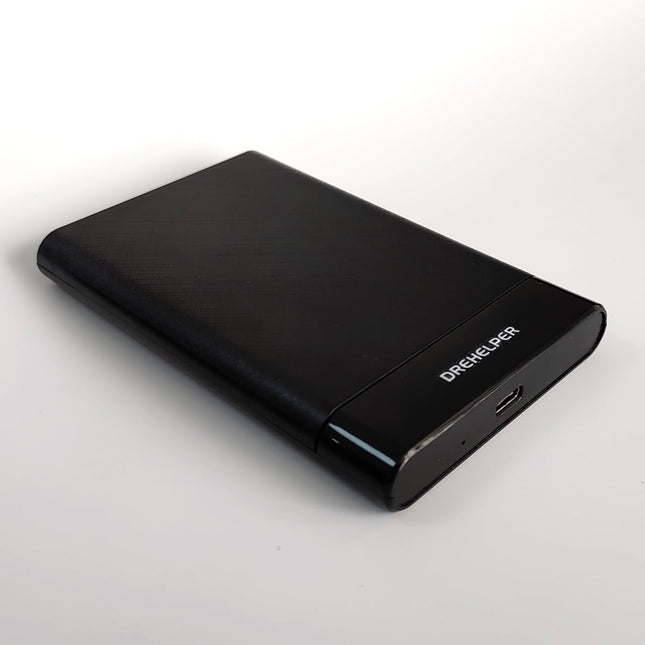 DREHELPER Hard Drive Enclosure, USB 3.1 Gen 2 Type C to 2.5 inch SATA SSD HDD Ma