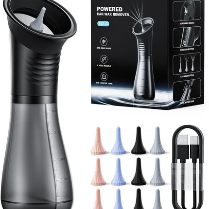 Ear Wax Removal with LED Display, Temodu Electric Ear Cleaner
