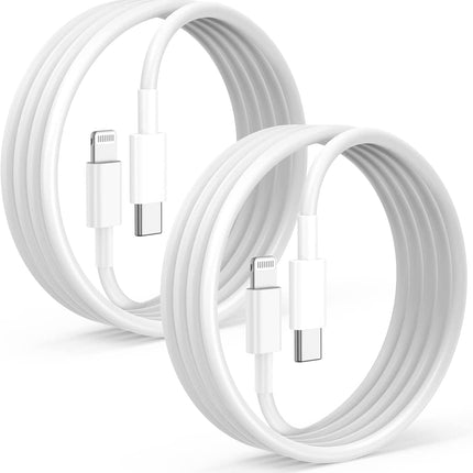 2Pack for iPhone14/13/12 Fast Charger Cable 6ft [Apple MFi Certified], USB Type