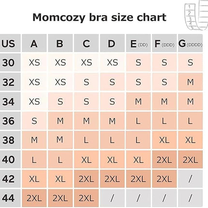 XL Pumping Bra, Momcozy Hands Free Pumping Bras for Women Pumping and Nursing