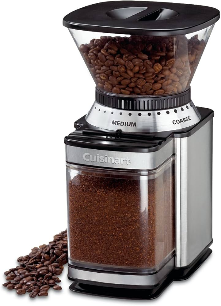 ! Cracks ! Cuisinart DBM-8C Supreme Grind Automatic Burr Mill – 18 Grind Settings, 32-Cup Capacity, Brushed Stainless Steel