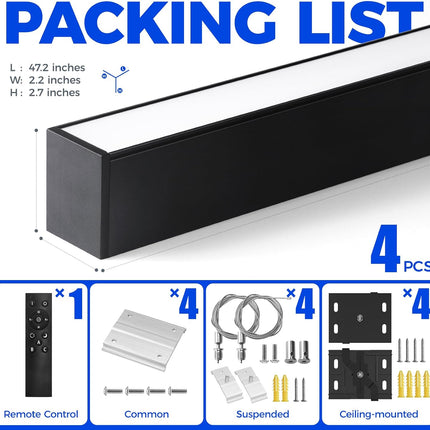 Incomplete! Barrina 5568 Remote Series 2nd-Generation LED Linear Light Fixture