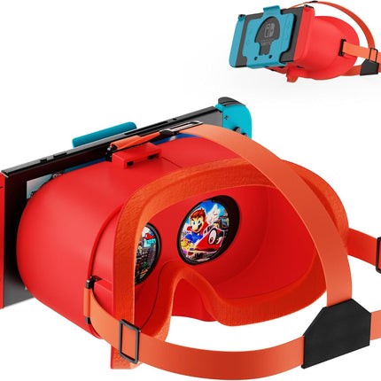 VR Headset for Nintendo Switch & OLED, Upgraded Virtual Reality Glasses
