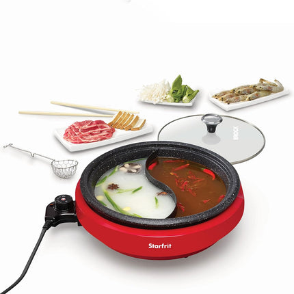 Starfrit The Rock Dual-Sided Electric Hot Pot - 3L - Rock.Tec Non-Stick