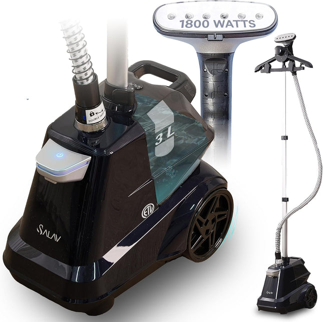SALAV X3A Commercial Full-Sized Garment Steamer with Foot Pedals