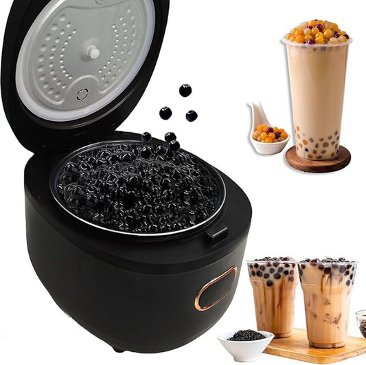 5L Tapioca Cooker, Commercial Tapioca Pearl Cooker, Electric Pearl Maker, Non-Stick Bubble Tea Cooker