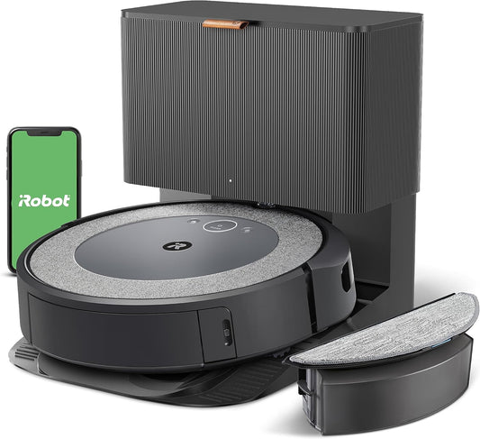 iRobot Roomba Combo i5+ – Self-Emptying Robot Vacuum & Mop with Smart Mapping, Alexa Enabled