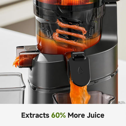 AMZCHEF SJ-036 cold press juicer with 5.8 inch self-feeding chute — product image