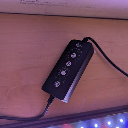 Actual unit: AQQA controller and LEDs