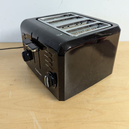 Actual unit: Cuisinart CPT-142BKC toaster, wear as shown