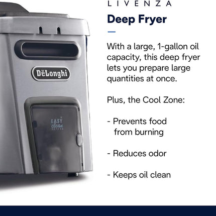 De'Longhi Livenza dual zone deep fryer
