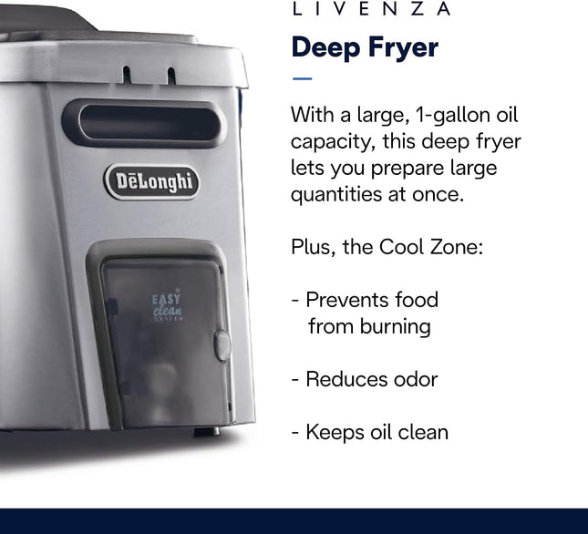 De'Longhi Livenza dual zone deep fryer