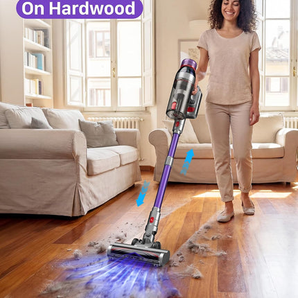 Ernamol cordless stick vacuum cleaner with attachments