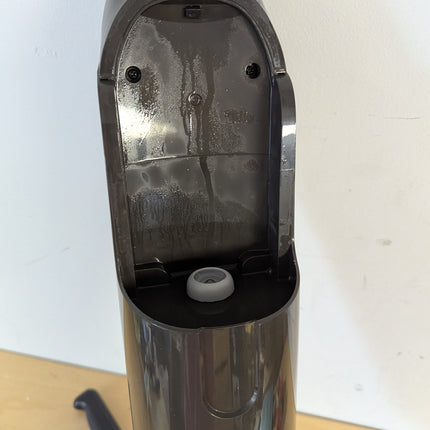 Actual unit: water marks inside the tank bay