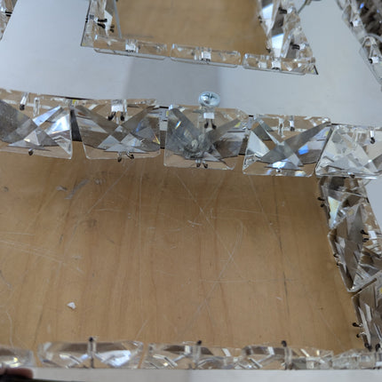 Actual unit: Finktonglan chandelier, some crystal hangers broken off