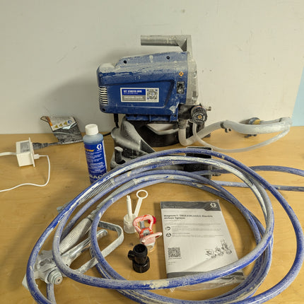 Actual unit: Graco Magnum Project Painter Plus with hose, gun and manual