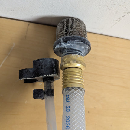 Actual unit: suction tube inlet strainer