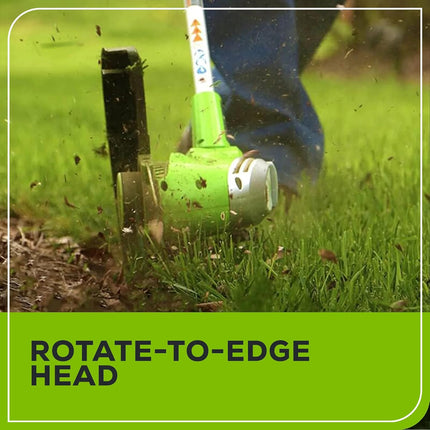 Greenworks STF305 40V 13 inch cordless string trimmer and edger