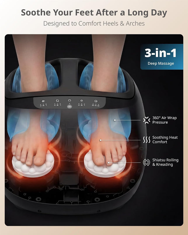 ibreo foot massager with heat