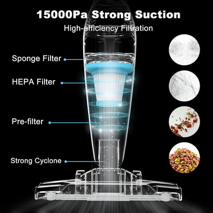 Intercleaner corded stick vacuum cleaner