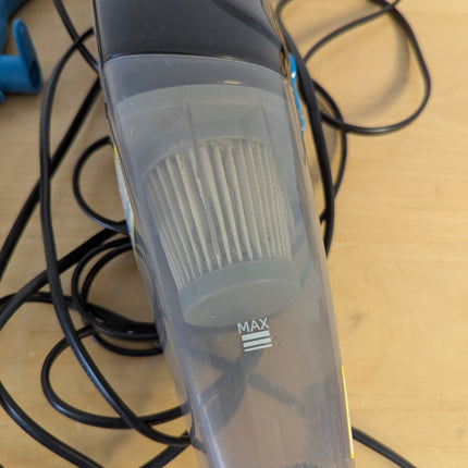 Actual unit: Intercleaner dust cup with HEPA filter
