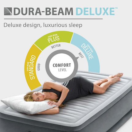 INTEX 64411ED Dura-Beam twin air mattress
