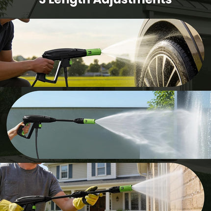 KVAOK W6 electric pressure washer with foam cannon