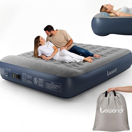 Lewondr queen air mattress with built-in pump