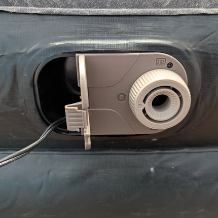 Actual unit: Outbound queen air mattress inflated