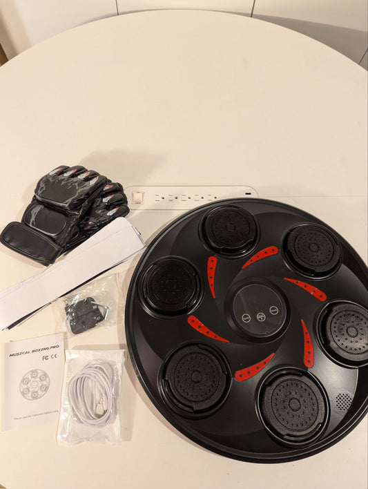 Adjustable Wall Boxing Trainer with Gloves