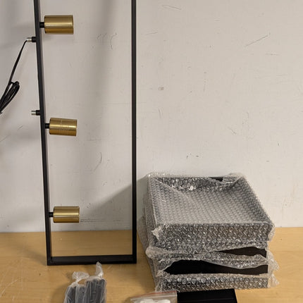 Actual unit: Poroulux island light fixture with rods and hardware