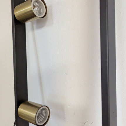 Actual unit: Poroulux island light frame and sockets