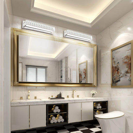 ZUZITO Modern Bathroom Light Fixtures - LED Vanity Lights for Bathroom 18W