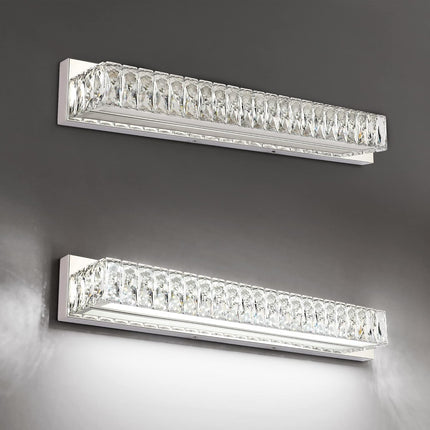 ZUZITO Modern Bathroom Light Fixtures - LED Vanity Lights for Bathroom 18W