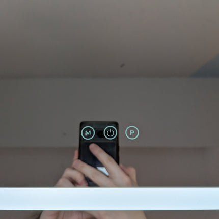 Actual unit: ROLOVE vanity mirror touch buttons