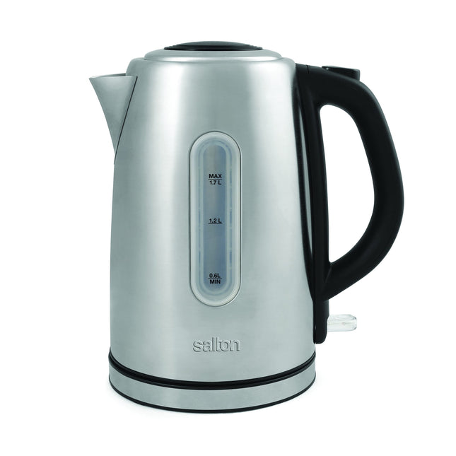 Salton JK1903 cordless electric kettle, 1.7 L stainless steel — product image