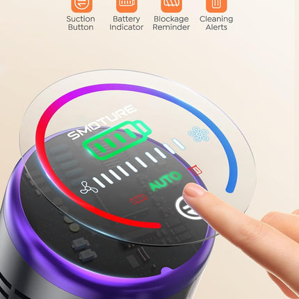 SMOTURE VC80 cordless stick vacuum