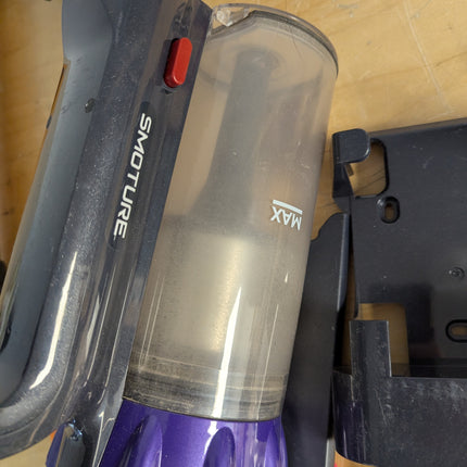 Actual unit: SMOTURE VC80 stick vacuum with attachments (no charger)