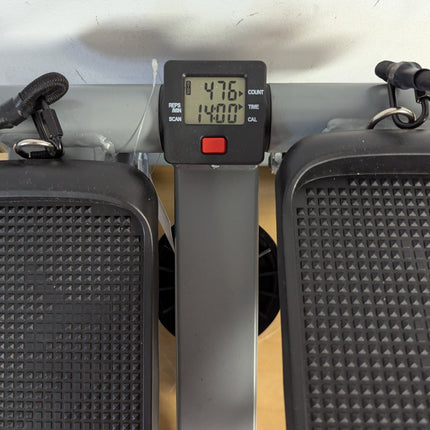 Actual unit: LCD monitor on the Sunny mini stair stepper