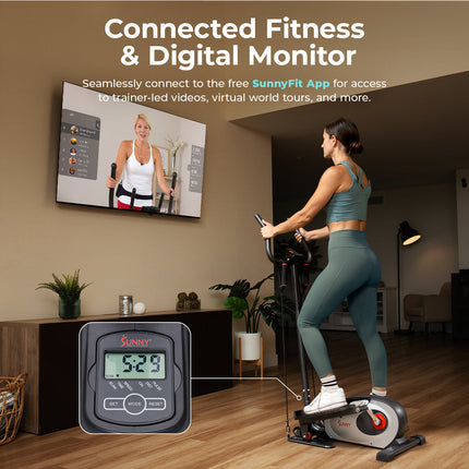 Sunny SF-E323057 compact magnetic elliptical trainer