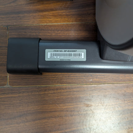 Actual unit: model label SF-E323057