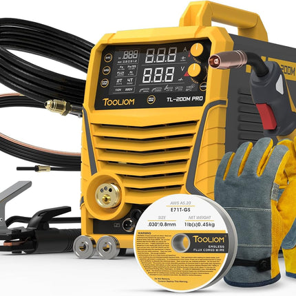 TOOLIOM 200A 5-in-1 aluminum MIG welder