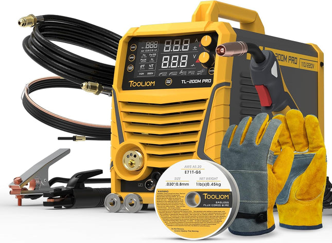 TOOLIOM 200A 5-in-1 aluminum MIG welder